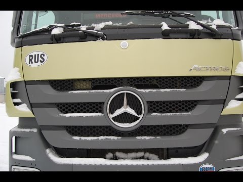 Видео: Тягач Mercedes-Benz Actros 1846 Megaspace | Обзор