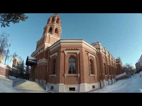 Видео: храм Николая Чудотворца на Трех горах (Пресня)