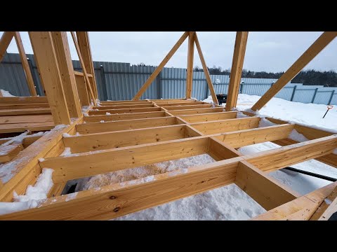 Видео: Строим каркасную баню. Ждём весны, но руки чешутся!