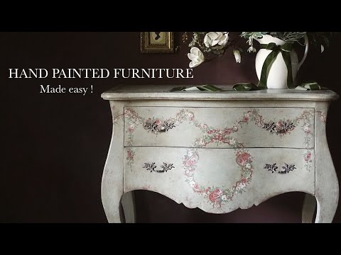 Видео: Получите эффект ручной росписи с помощью инкрустаций краской IOD