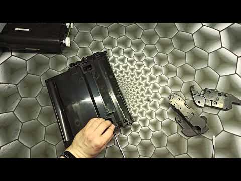 Видео: Замена фотобарабана HP Neverstop Laser 1000W (1200/1200n/1200W), W1104A