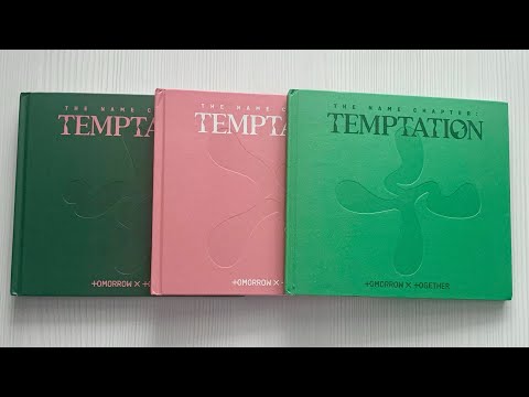 Видео: Распаковка альбома TXT / Unboxing album TXT The Name Chapter TEMPTATION