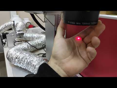Видео: Режем метал лазером 50W. Тест на глубину 3х линз F290 - F160 - F63