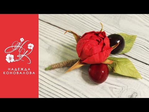 Видео: Как сделать бутоньерку с цветами из фоамирана