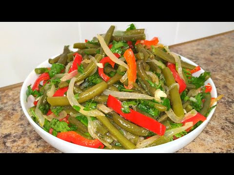 Видео: Потрясающе Вкусный и Простой Салат из фасоли! Просто ОБЪЕДЕНЬЕ!