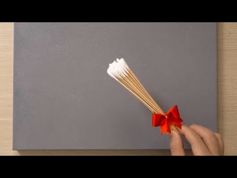 Видео: Техника рисования мазками / Снежный день / Легкое творчество