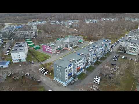 Видео: Камчатка, ЗАТО Вилючинск, мкр. Приморский, ул. Победы, октябрь 2022 г.