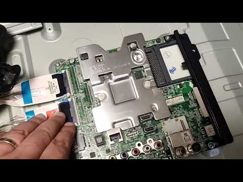 Видео: LG 43UK6750PLD есть подсветка нет изображения.