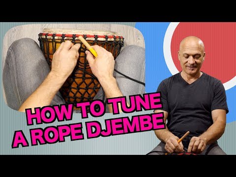 Видео: Как настроить джембе — настройка с помощью веревки