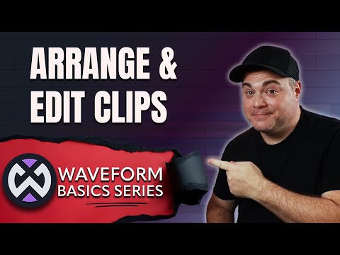 Видео: Редактировать и упорядочивать клипы в Tracktion Waveform Free и Pro Tutorial