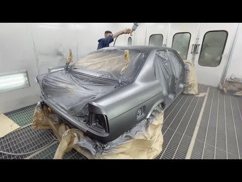 Видео: BMW E34 покраска и восстановление