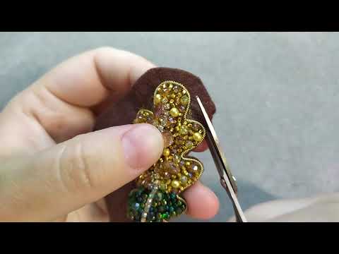 Видео: Как сделать изнанку для броши. Мастер класс.