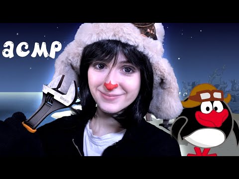 Видео: АСМР Пин починит тебя, Биби | Ролевая игра "Смешарики" | ASMR I'll fix you (Kikoriki)