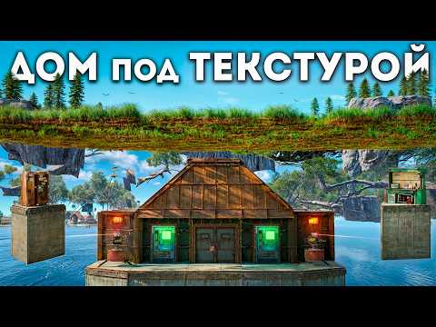 Видео: ДОМ под ТЕКСТУРОЙ! Подобрал ПАРОЛЬ к ОГРОМНОМУ КЛАНУ в РАСТ/RUST