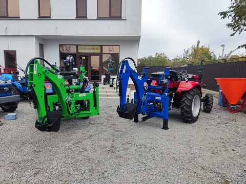 Видео: Навісний екскаватор Гриф ( нова модель) для міні трактора 20-40 к.с