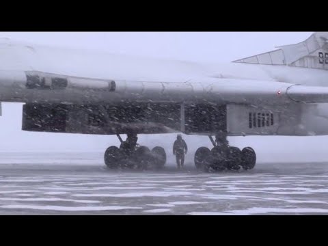 Видео: ✈️ Полёт в Арктике на Ту-160 «Белый лебедь» (Блэкджек)