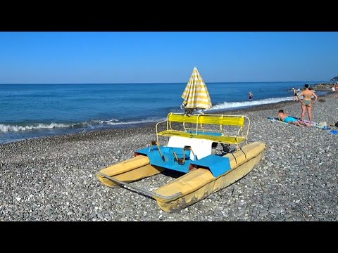 Видео: Якорная щель, обзор пляжа / Anchor slot 2023 beach review (Black sea, Sochi Russia)