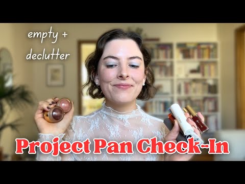 Видео: Project Pan Check-In | Осенний макияж (с уборкой и расхламлением)