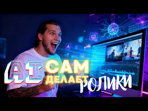 Видео: Как я монтирую видео за 5 минут с помощью нейросети!