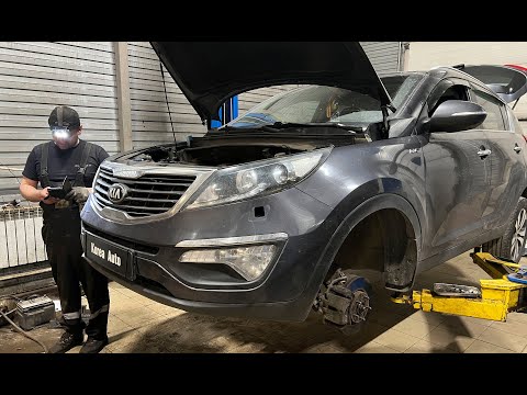 Видео: Московский Спортейдж с жутко изношенным мотором на ремонте.  Пробег 263 т.км.