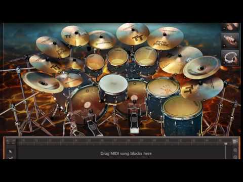 Видео: [AMATORY] - Семь шагов only drums midi backing track