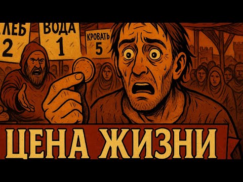 Видео: Один день в средневековом городе: цены на еду, воду, жильё и налоги