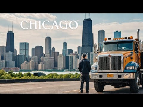 Видео: Жизнь дальнобойщика в США 🇺🇸 | От ракет до небоскрёбов Чикаго🏙️
