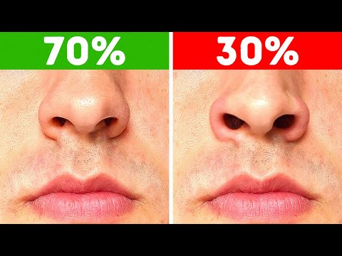 Видео: Большинство людей не умеет надувать ноздри, и еще 40 необычных фактов о вашем теле