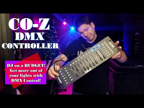 Видео: Контроллер CO-Z 192 DMX — обзор, демонстрация и как начать создавать световые шоу диджеев без лиш...