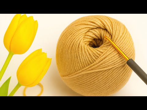 Видео: 🌸 Изучите этот прекрасный узор крючком – Мягкая и уютная текстура