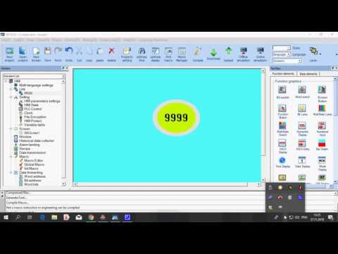 Видео: Овен ПР200 и панель оператора Samkoon  запись переменной в ПР200