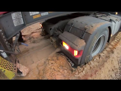 Видео: Засадил Сканию R400,гололёд!!! Planted Scania R400, ice!!! Tonari