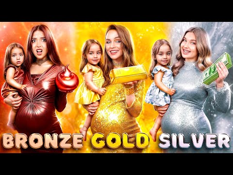 Видео: Золотая vs Серебряная vs Бронзовая Беременная! Как Стать Лучшей Мамой?