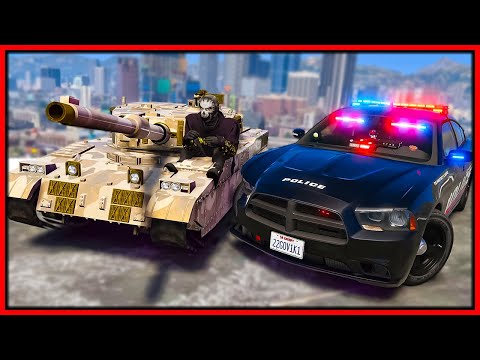 Видео: Ролевая игра GTA 5 — Троллинг полицейских в мини-танке | RedlineRP