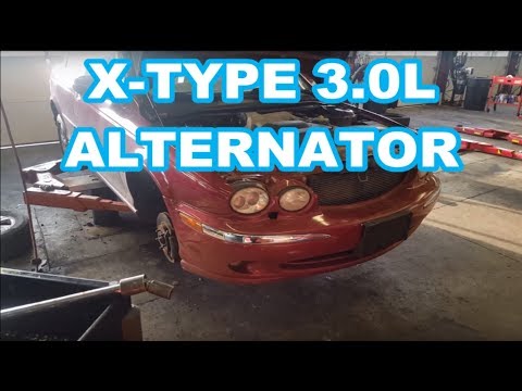 Видео: ЗАМЕНА ГЕНЕРАТОРА НА Jaguar X Type 2002 3.0 л Как заменить ремень компрессора кондиционера