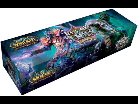 Видео: Распаковка World of Warcraft TCG Throne of the Tides: Epic Collection DROP? Unboxing Loot boxes