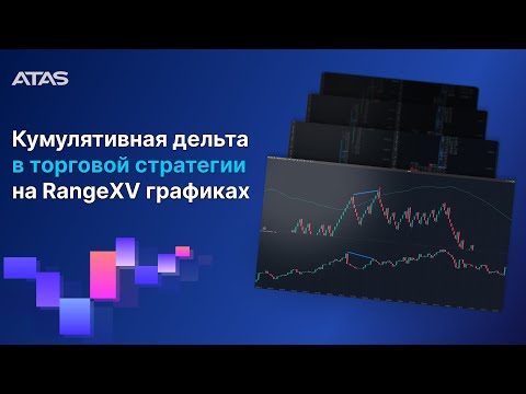 Видео: Торговые стратегии с индикатором кумулятивной дельты на RangeXV графике