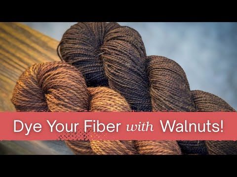 Видео: Крашение черными грецкими орехами: руководство для начинающих