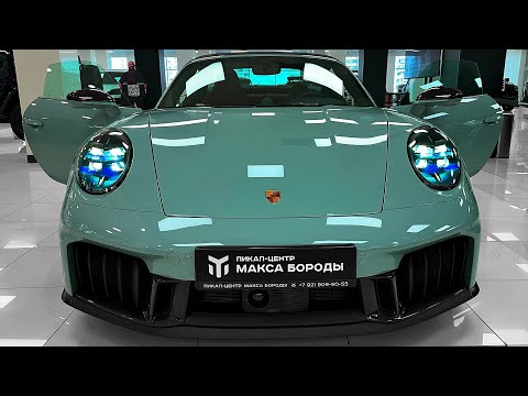 Видео: Porsche 911 Targa 4 GTS 2025 года — невероятный супер-роскошный спортивный автомобиль!