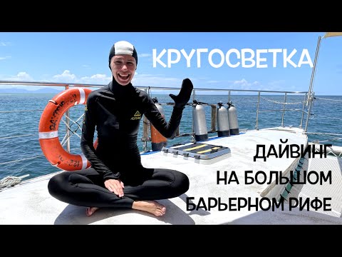 Видео: КРУГОСВЕТКА // ДЕНЬ 43 / АВСТРАЛИЯ, КЕРНС: ПЛЫВУ НА БОЛЬШОЙ БАРЬЕРНЫЙ РИФ !!!