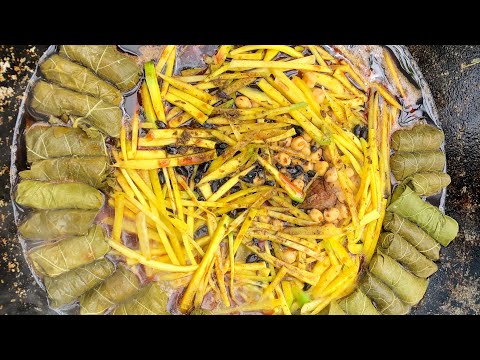Видео: Лучшая еда во время карантина в Узбекистане! Узбекский плов с долмой! Самарканд!