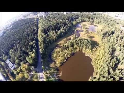 Видео: Черное озеро в Зеленограде аэровидеосъёмка.