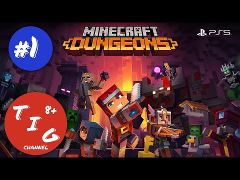 Видео: Minecraft Dungeons (Майнкрафт Подземелья) прохождение игры на Playstation 5. Часть 1. В формате 4K