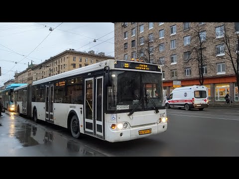 Видео: Автобус, маршрут №20 ЛиАЗ-6213.20 б.5512 (20.01.2023) Горелово/Санкт-Петербург