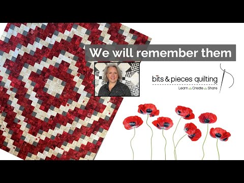 Видео: Лоскутное одеяло ко Дню памяти — проект по созданию лоскутного одеяла, которое можно использовать...