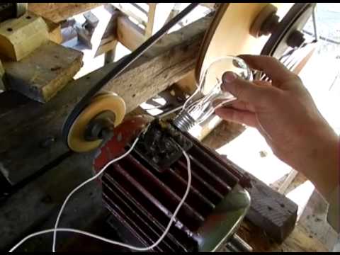 Видео: Асинхронный двигатель в режиме генератора