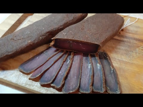 Видео: Տավարի ապուխտ  ( Բաստոյրմա) Бастурма         Basturma