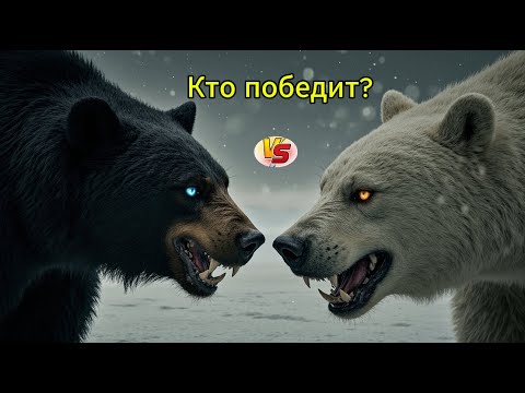 Видео: Северный демон против медведя гризли.