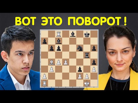 Видео: Нодирбек АБДУСАТТОРОВ – Александра КОСТЕНЮК | WR Chess Masters Cup 2024 (1 партия) | Шахматы