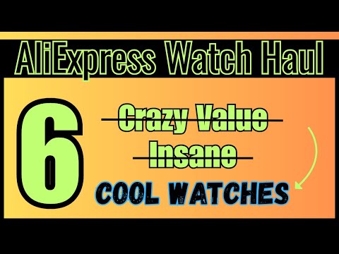 Видео: 6 крутых часов с AliExpress. Потрясающая находка!